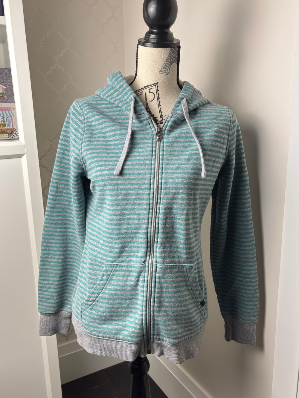Oakley striped zip up